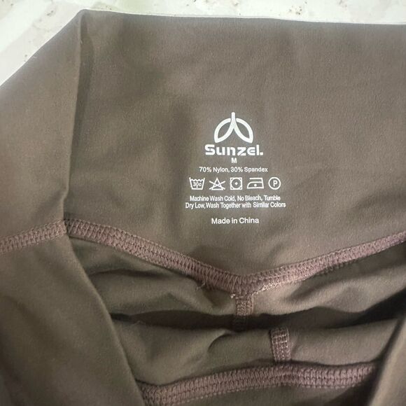 Sunzel Brown Flare Leggings - Picture 4 of 4